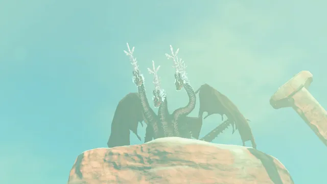 Frost Gleeok in Gerudo Highlands