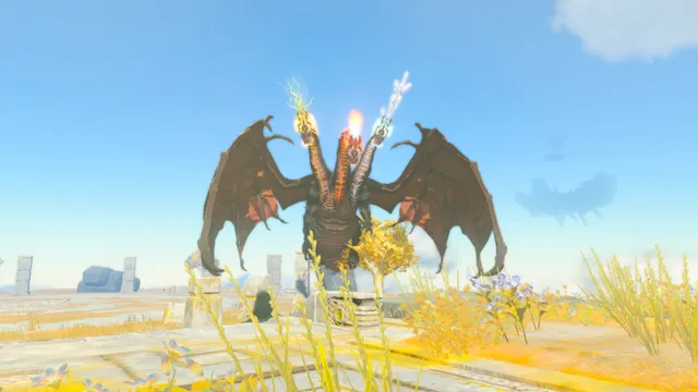 King Gleeok on Hebra Sky Island