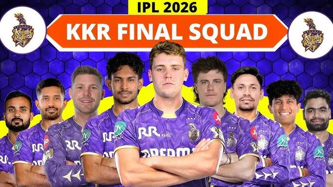 Kolkata Knight Riders squad